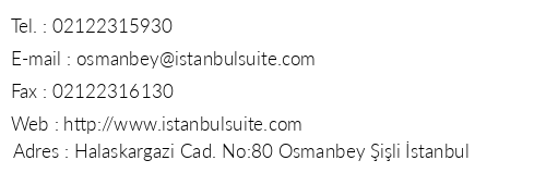Suite Home Osmanbey telefon numaralar, faks, e-mail, posta adresi ve iletiim bilgileri